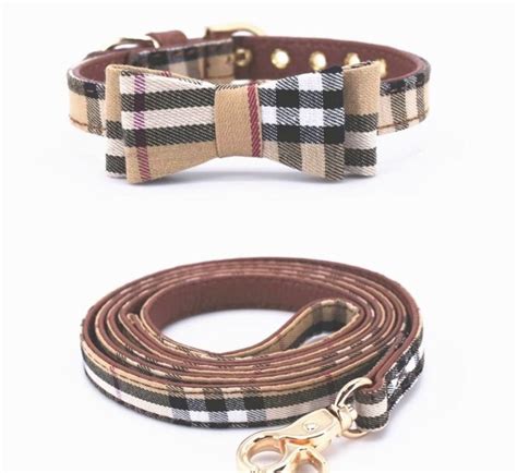 burberry dog leash and collar|burberry dog collars for sale.